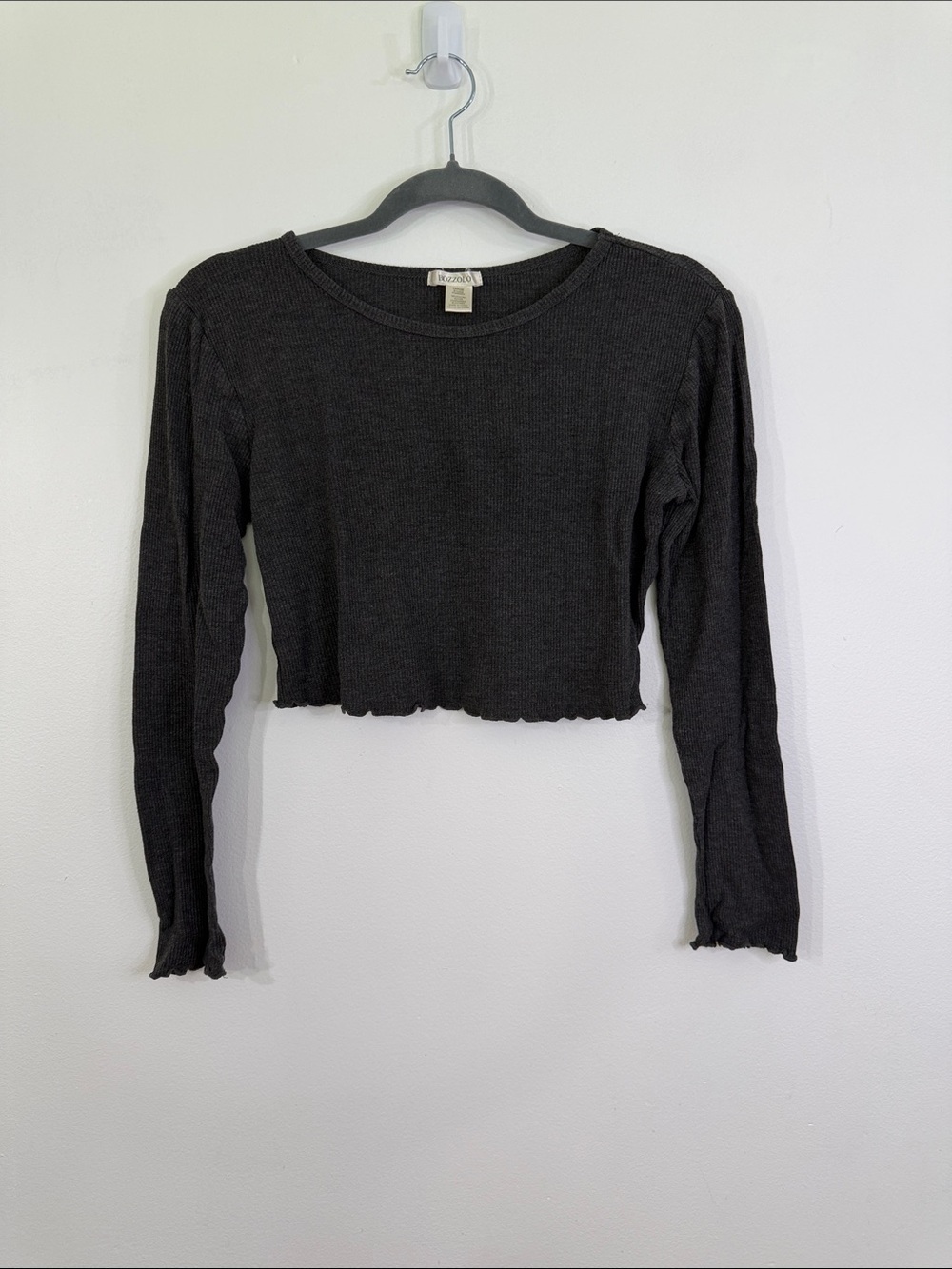 Bozzolo Cropped Long Sleeve Top